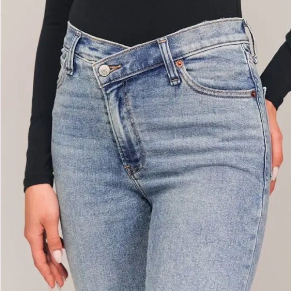 Women's Abercrombie & Fitch Jeans Abercrombie High Rise Super Skinny Ankle Jean